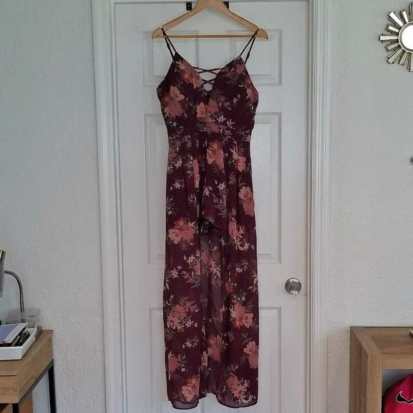 Crystal Doll Dresses & Skirts - Romper maxi dress